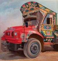 S. M. Fawad, 43 x 50 Inch, Oil on Canvas, Realistic Painting, AC-SMF-272 S. M. Fawad, 43 x 50 Inch, Oil on Canvas, Realistic Painting, AC-SMF-272